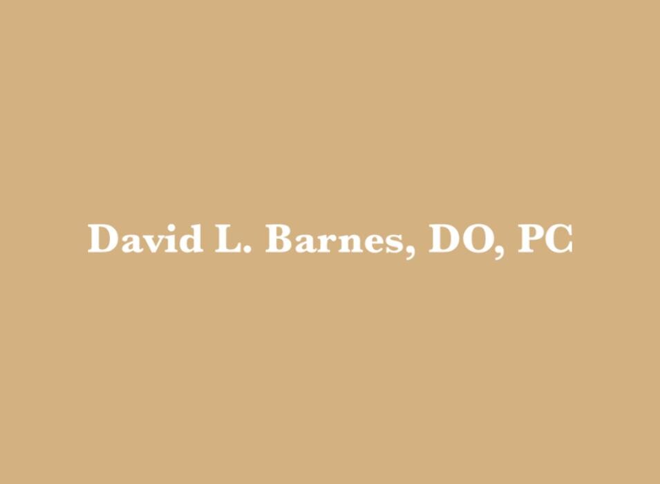 Images David L. Barnes, DO