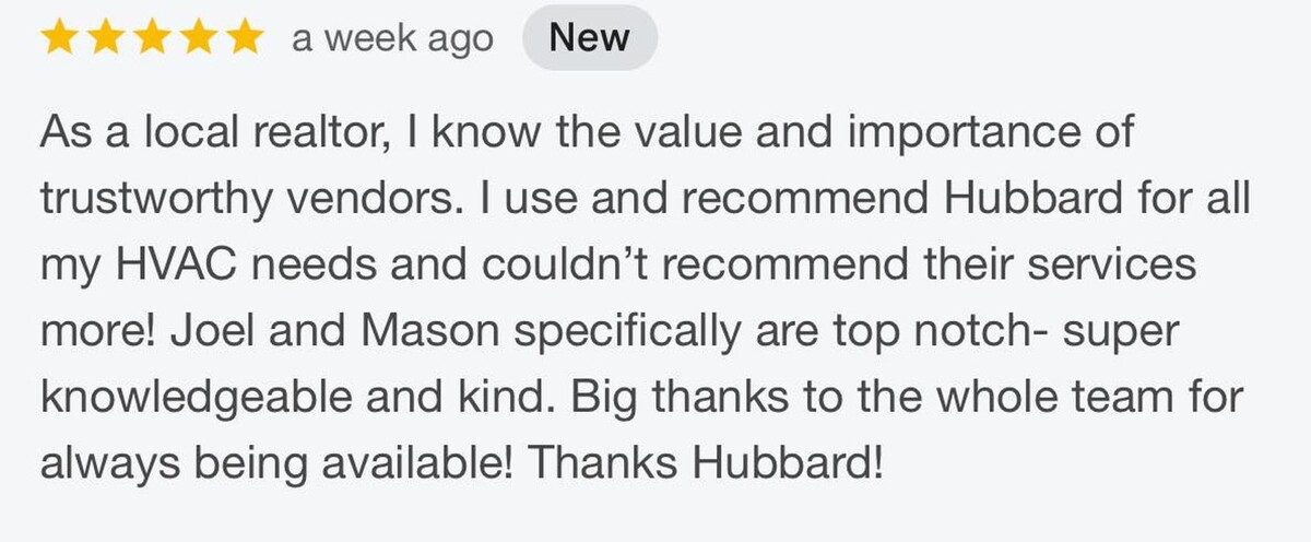 Images Hubbard Heating & Cooling