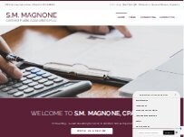 Website Screenshot S.M. Magnone, CPA, PLLC