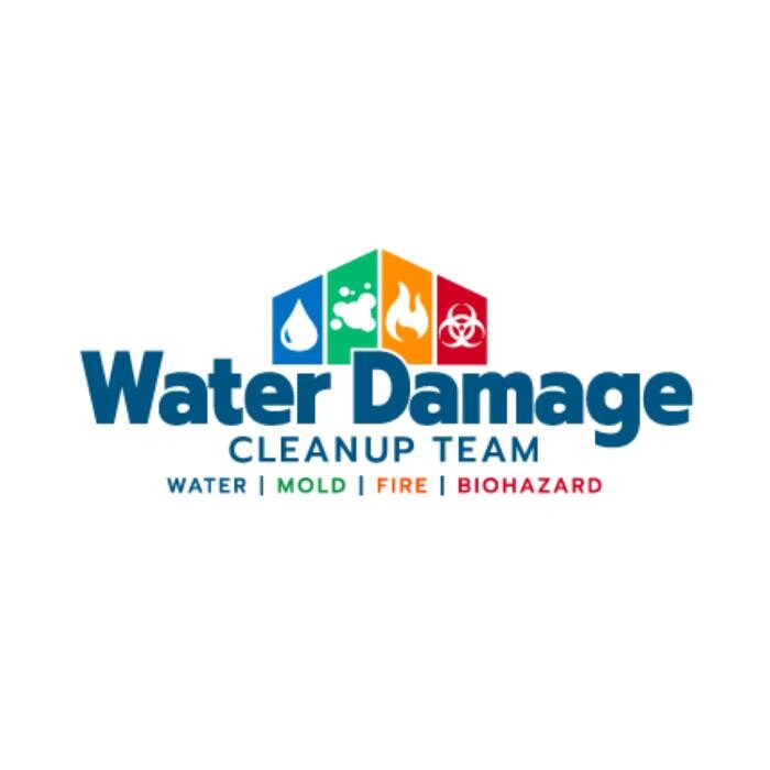 Water Damage Cleanup Team Logo