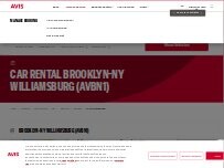 Website Screenshot Avis Car Rental