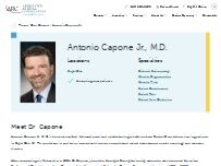 Website Screenshot Antonio Capone Jr., MD