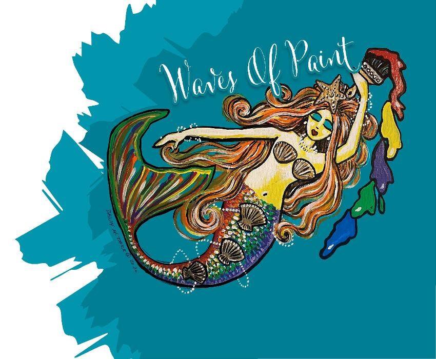 Images Waves Of Paint and Design