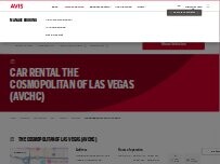 Website Screenshot Avis Car Rental