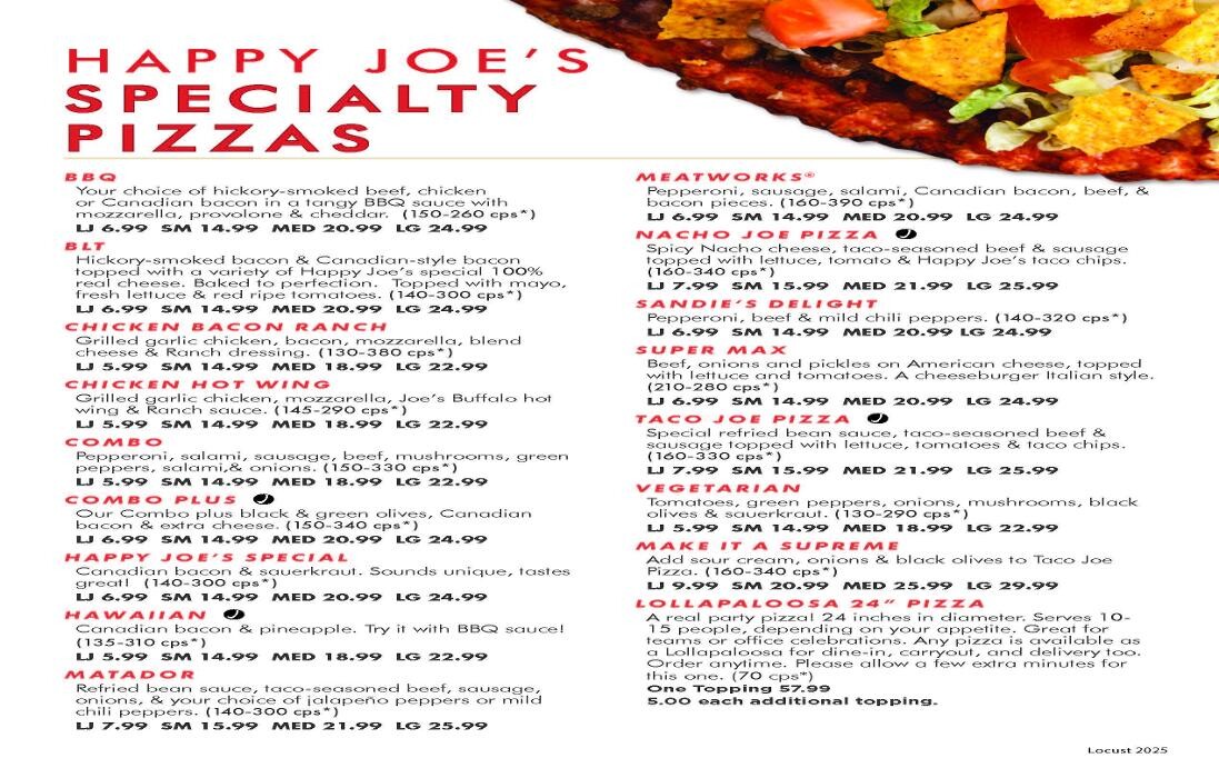 Images Happy Joe's PIZZAGRILLE - W. Locust