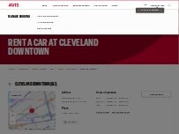 Website Screenshot Avis Car Rental