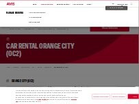 Website Screenshot Avis Car Rental