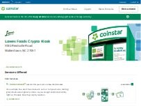 Website Coinstar Kiosk
