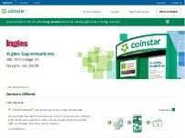 Website Screenshot Coinstar Kiosk