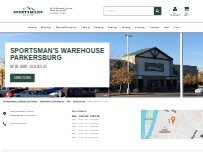 Website Screenshot Sportsman's Warehouse