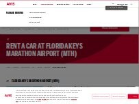 Website Screenshot Avis Car Rental