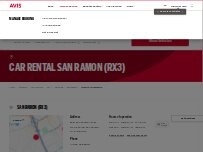 Website Screenshot Avis Car Rental