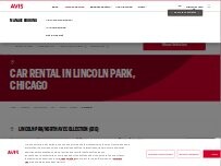 Website Screenshot Avis Car Rental