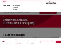 Website Screenshot Avis Car Rental