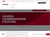 Website Screenshot Avis Car Rental