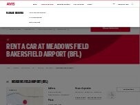 Website Screenshot Avis Car Rental