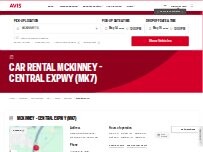 Website Avis Car Rental