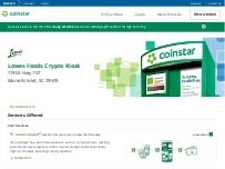 Website Coinstar Kiosk