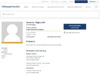 Website Screenshot Jason A. Rigol, MD