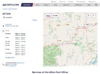Website Screenshot United States Postal Service