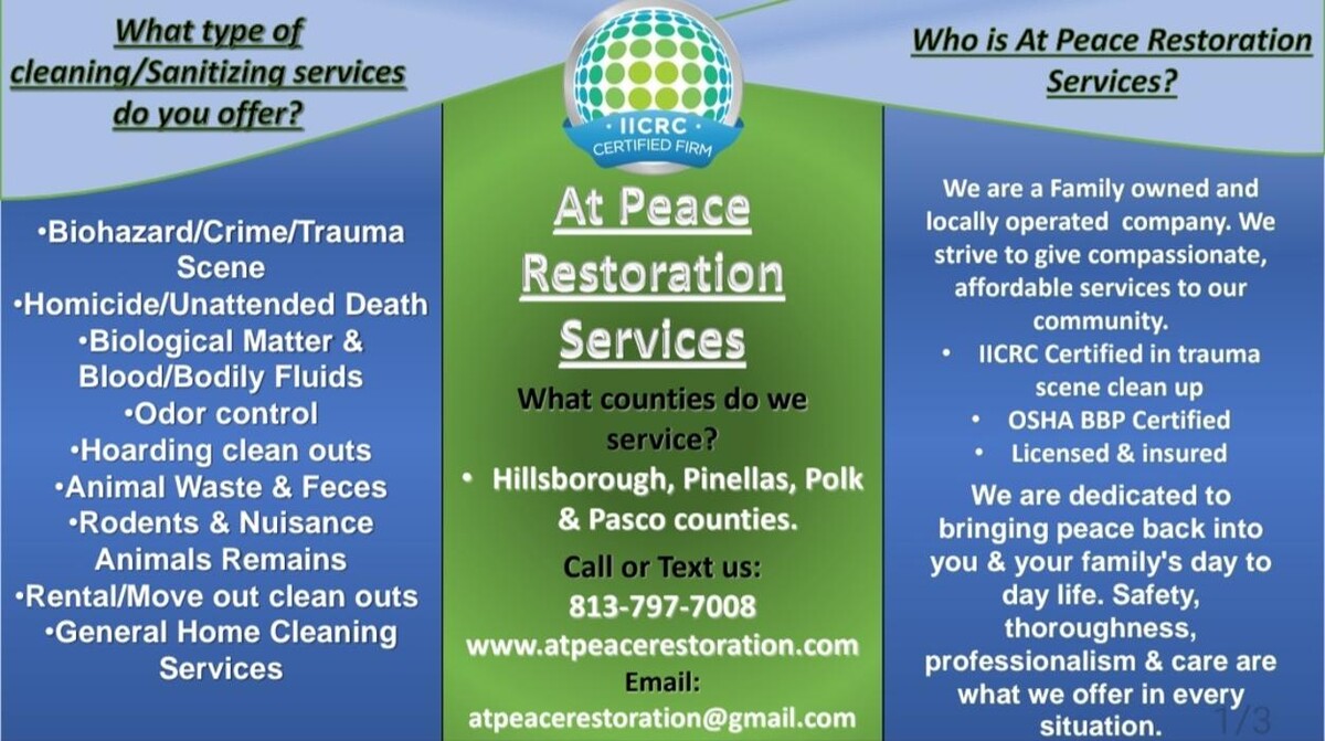 Images At Peace Restoration Services llc