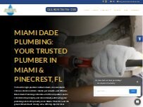 Website Screenshot Miami Dade Plumbing