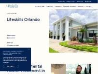 Website Screenshot Lifeskills Behavioral Health Orlando