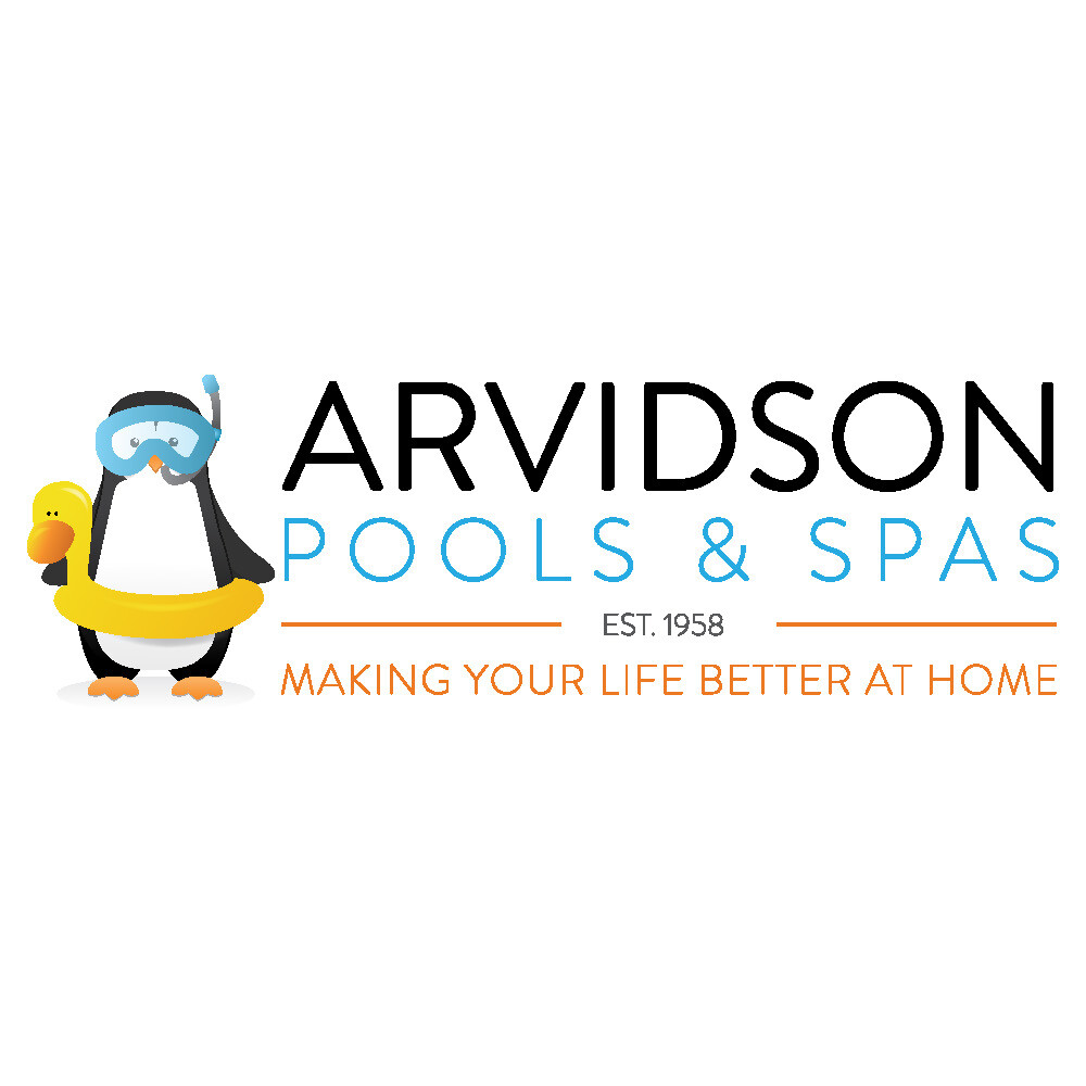 Arvidson Pools and Spas Logo