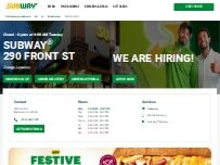 Website Screenshot Subway