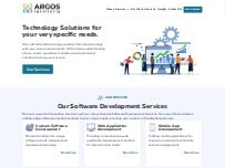 Website Screenshot Argos InfoTech