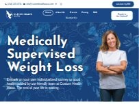 Website Screenshot Custom Health Waco