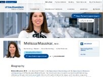 Website Screenshot Melissa Mauskar MD