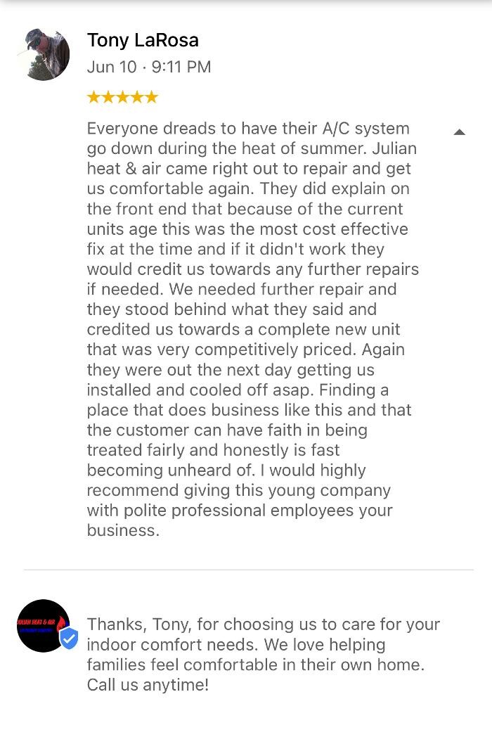 Images Julian Heat & Air