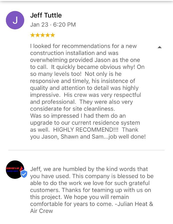 Images Julian Heat & Air