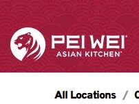 Website Screenshot Pei Wei Asian Kitchen