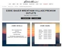 Website Screenshot Eddie Bauer Outlet