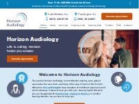 Website Screenshot Horizon Audiology, Inc.