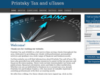 Printsky Tax Service website screenshot