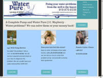 A Complete Pump & Water Pure website screenshot