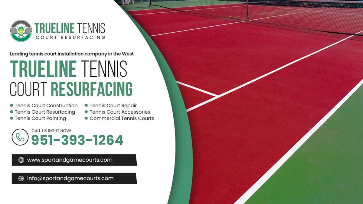 Images Trueline Tennis Court Resurfacing