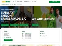Website Screenshot Subway