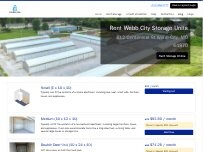 Website Screenshot Centennial Storage