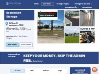 Website Screenshot Rocket Self Storage
