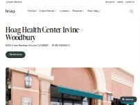 Website Screenshot Hoag Health Center - Irvine - Woodbury