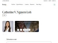 Website Screenshot Catherine V. Nguyen-Loh, DO
