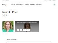 Website Screenshot Kerry C. Price, MD