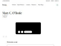 Website Screenshot Mary C. O'Toole, MD