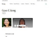 Website Screenshot Grace E. Kong, MD