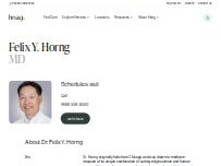 Website Screenshot Felix Y. Horng, MD
