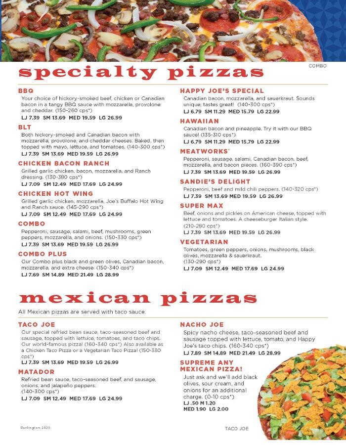 Images Happy Joe's Pizza & Ice Cream - Burlington